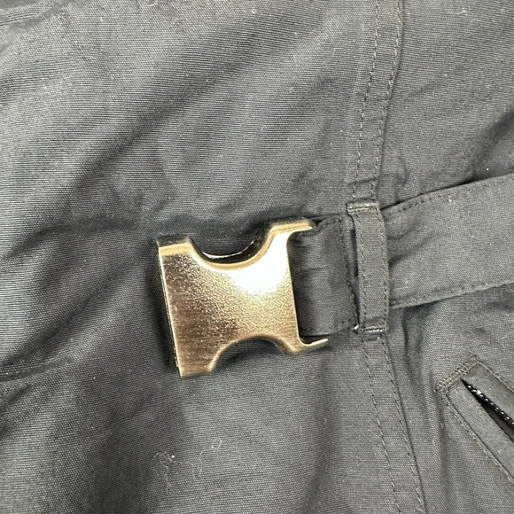 Womens Size‎ Large North Face Goose Down Black 550 Belted Puffer Jacket - Picture 4 of 11